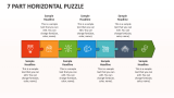 7 Part Horizontal Puzzle - Slide 1