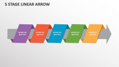 5 Stage Linear Arrow - Slide 1