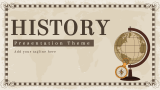 History Presentation Theme - Slide 1