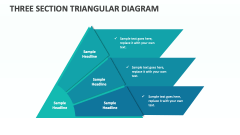 Three Section Triangular Diagram - Slide 1
