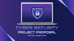 Cybersecurity Project Proposal - Slide 1