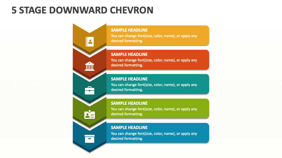 5 Stage Downward Chevron - Slide 1
