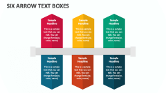 Six Arrow Text Boxes - Slide 1