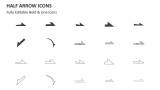Half Arrow Icons - Slide 2