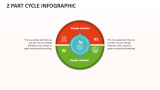 2 Part Cycle Infographic - Slide 1