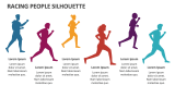 Racing People Silhouette - Slide 2