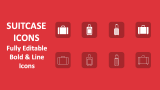 Suitcase Icons - Slide 1
