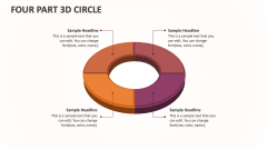 Four Part 3D Circle - Slide 1