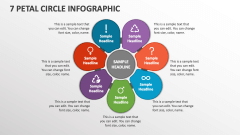7 Petal Circle Infographic - Slide 1