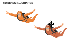 Skydiving Illustration - Slide 1