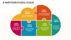 6 Partition Puzzle Cloud - Slide 1