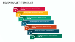 Seven Bullet Items List - Slide 1