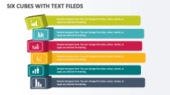 Six Cubes with Text Fileds - Slide 1