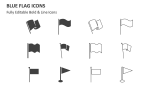 Blue Flag Icons - Slide 2