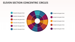 Eleven Section Concentric Circles - Slide 1