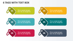 6 Tags with Text Box - Slide 1