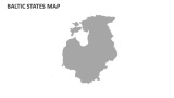 Baltic States map - Slide 4