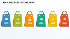 Six Handbags Infographic - Slide 1