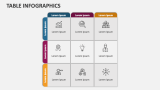Table Infographics - Slide 18