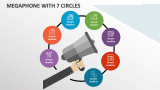 Megaphone with 7 Circles - Slide 1