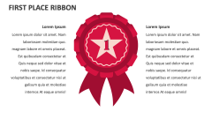 First Place Ribbon - Slide 1