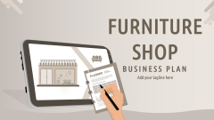 Furniture Shop Business Plan Presentation - Slide 1