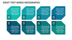Eight Text Boxes Infographic - Slide 1