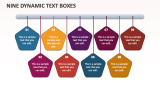 Nine Dynamic Text Boxes - Slide 1