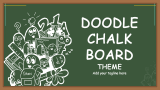 Doodle Chalkboard Theme - Slide 1