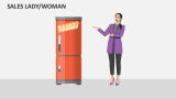 Sales Lady/woman - Slide 1