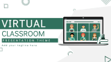 Virtual Classroom Presentation Theme - Slide 1