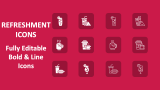 Refreshment Icons - Slide 1