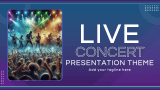 Live Concert Presentation Theme - Slide 1