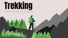 Trekking Presentation Theme - Slide 1