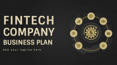 FinTech Company Business Plan - Slide 1