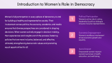 Women's Role in Democracy - Slide 2