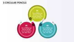 3 Circular Pencils - Slide 1