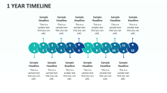1 Year Timeline - Slide 1
