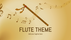 Flute Theme - Slide 1