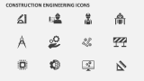 Construction Engineering Icons - Slide 4