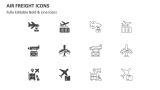 Air Freight Icons - Slide 2