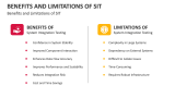 Benefits and Limitations of System Integration Testing - Slide 8