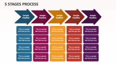 5 Stages Process - Slide 1