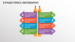 8 Phase Pencil Infographic - Slide 1