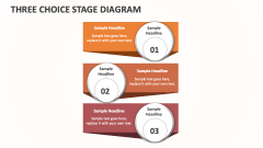 Three Choice Stage Diagram - Slide 1