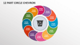 12 Part Circle Chevron - Slide 1