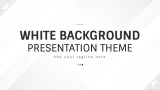 White Background Presentation Theme - Slide 1
