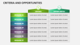 Criteria and Opportunities - Slide 1