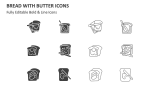 Bread with Butter Icons - Slide 2