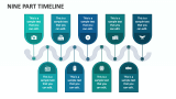 Nine Part Timeline - Slide 1